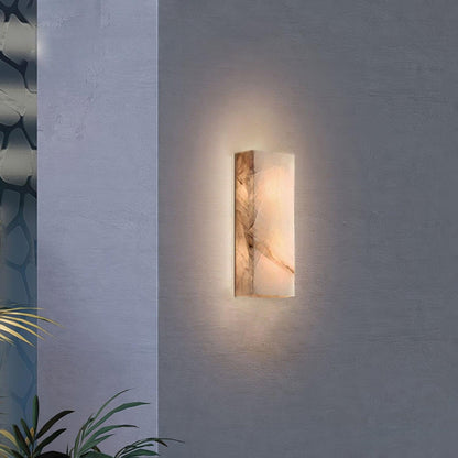 Rectangular Alabaster Wall sconce Wall Sconce