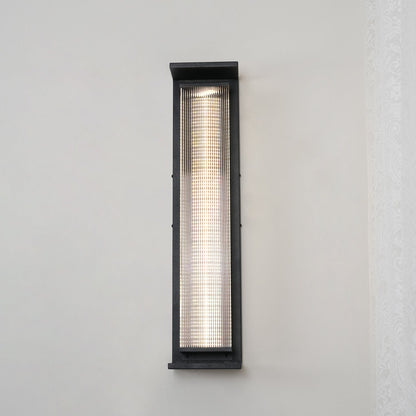 Rectangular Box Outdoor Sconce Wall Lamp