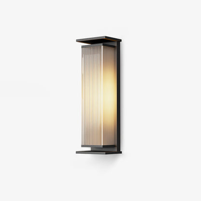 Rectangular Box Outdoor Sconce Wall Lamp