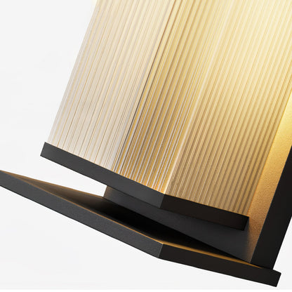 Rectangular Box Solar Outdoor Sconce Wall Lamp