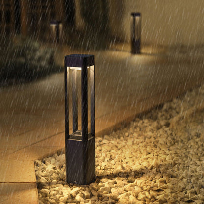 Rectangular Column Garden Exterior light fixture Outdoor Light