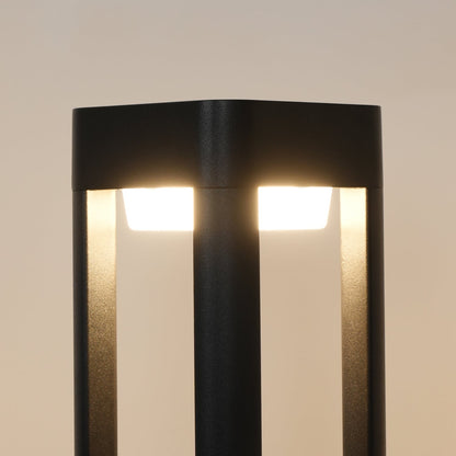 Rectangular Column Garden Exterior light fixture Outdoor Light