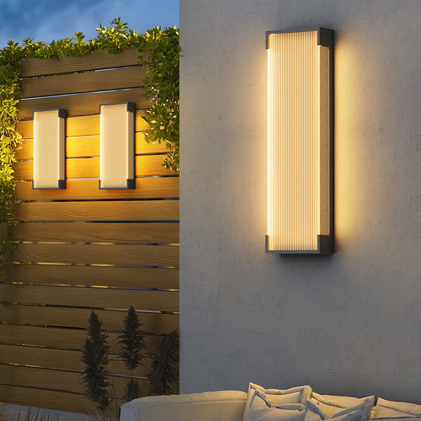 Rectangular Outdoor Lamp bracket Wall Light