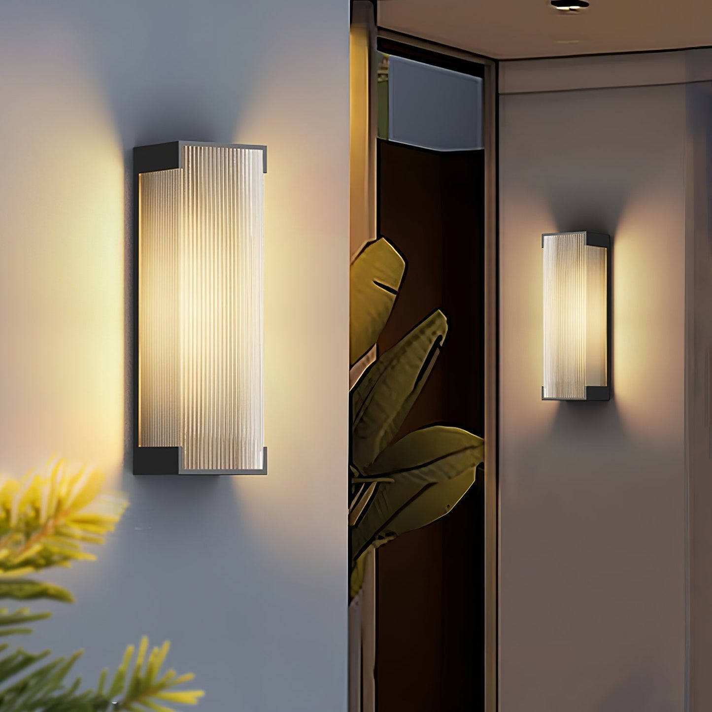 Rectangular Outdoor Lamp bracket Wall Light