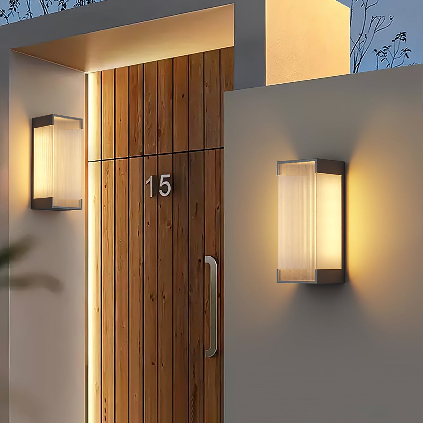 Rectangular Outdoor Lamp bracket Wall Light