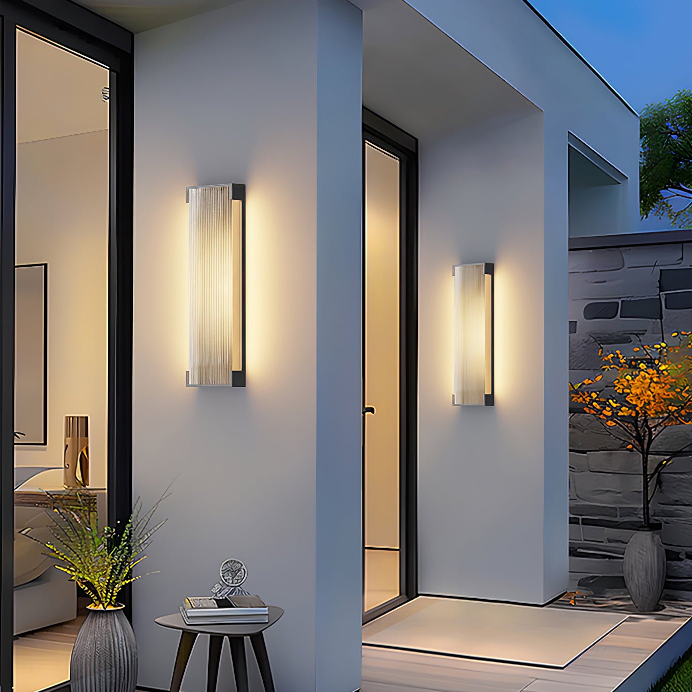 Rectangular Outdoor Lamp bracket Wall Light