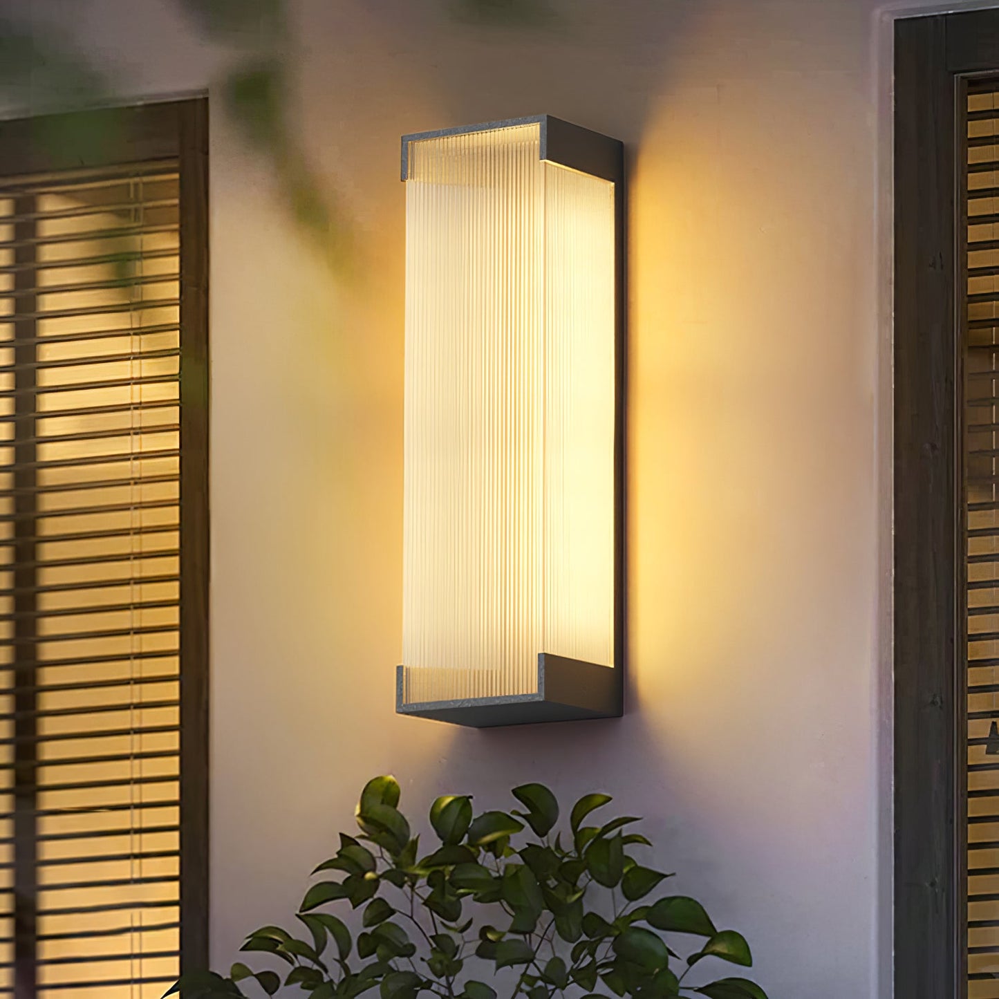 Rectangular Outdoor Lamp bracket Wall Light