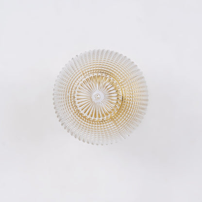 Reeded Globe Flush Ceiling fixture Ceiling Light