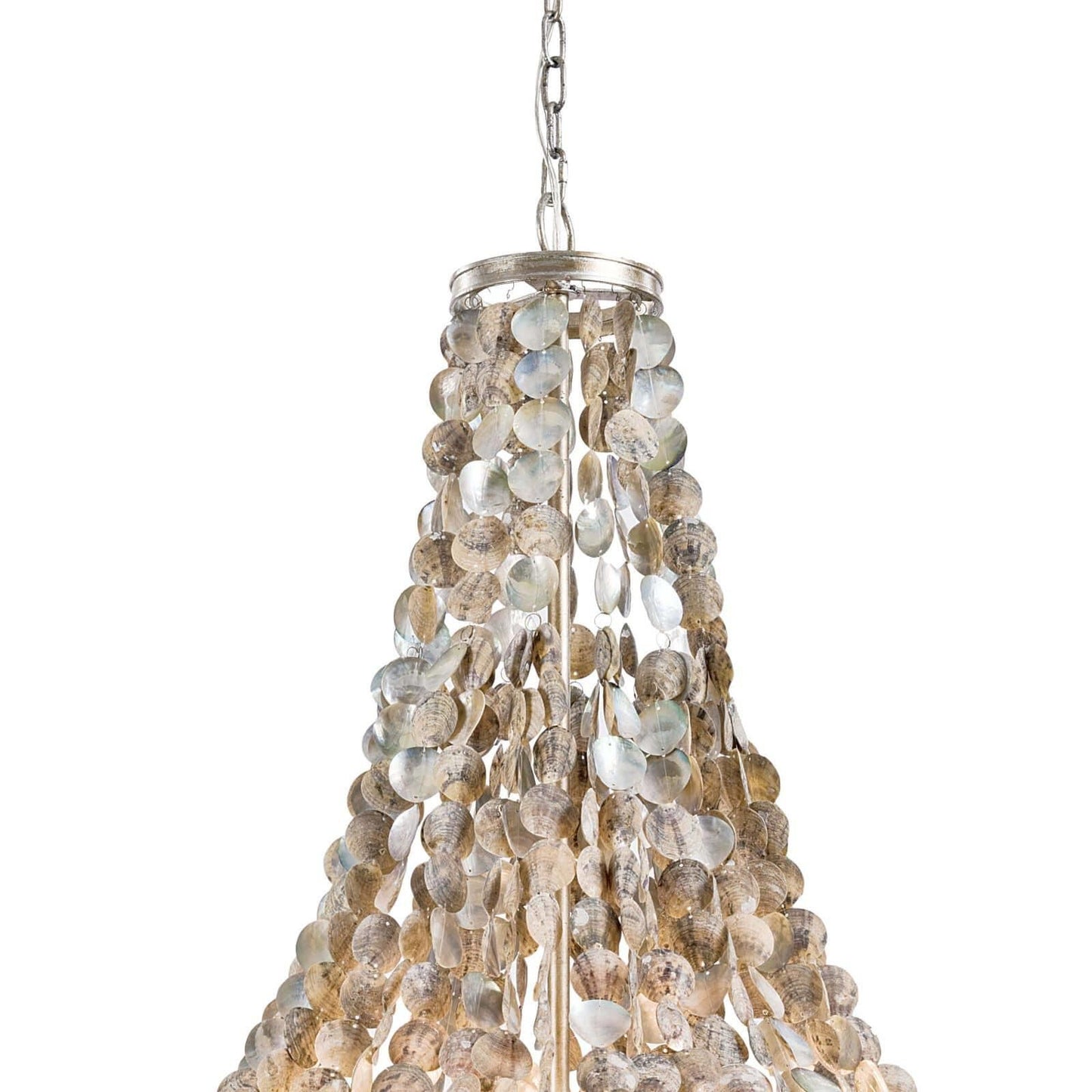 Regina Andrew Capri Abalone Shell 25 Inch 6 Light Chandelier Cp433236