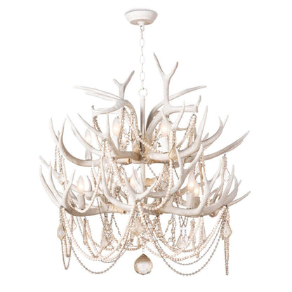 Regina Andrew Cheyanne Antler 33 Inch 12 Light Chandelier Cp433332