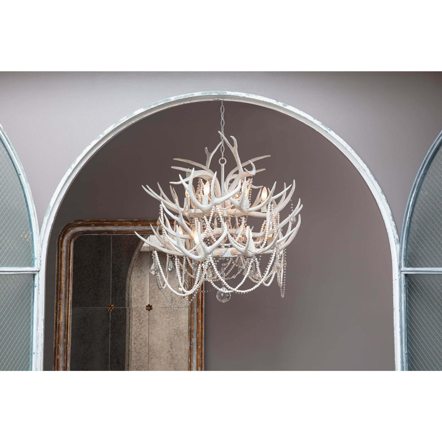 Regina Andrew Cheyanne Antler 33 Inch 12 Light Chandelier Cp433332