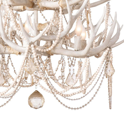 Regina Andrew Cheyanne Antler 33 Inch 12 Light Chandelier Cp433332