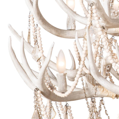 Regina Andrew Cheyanne Antler 33 Inch 12 Light Chandelier Cp433332