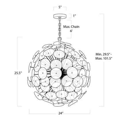 Regina Andrew Poppy 24 Inch Large Pendant Cp738758