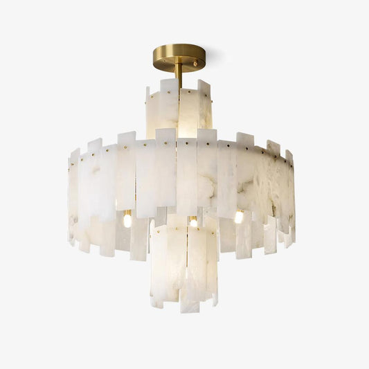 Regina Alabaster Gasolier Chandelier