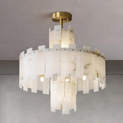 Regina Alabaster Gasolier Chandelier