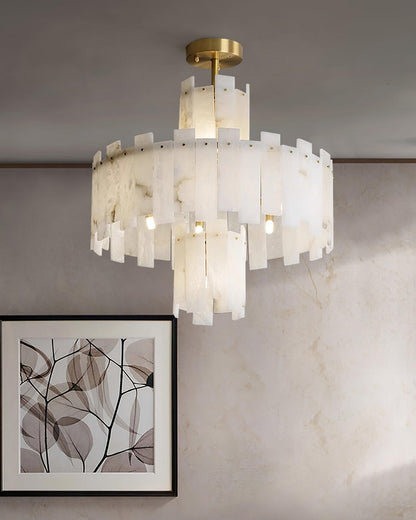 Regina Alabaster Gasolier Chandelier