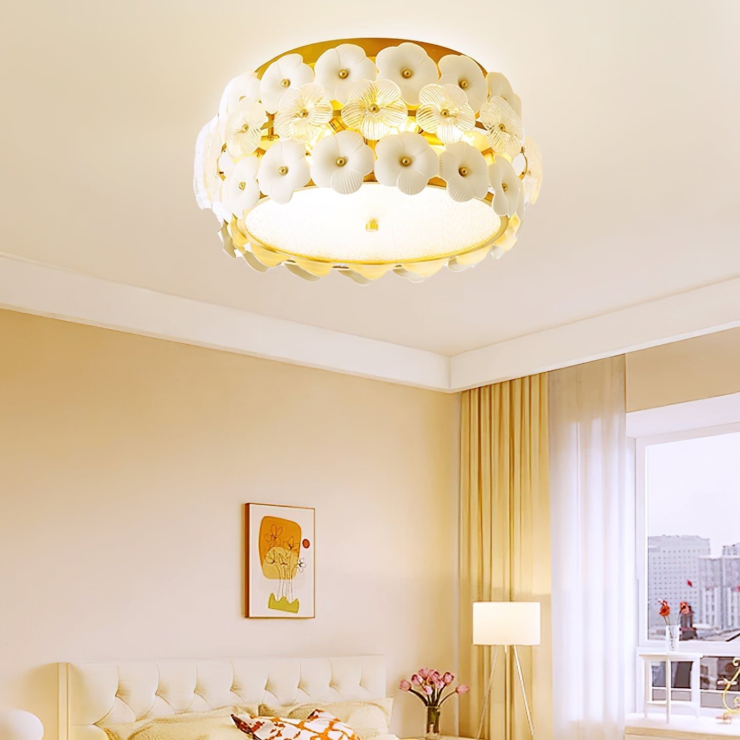 Regina Flowers Flush mount light Ceiling Lamp