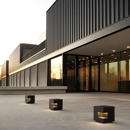 Regular Cube Post Architectural light Outdoor Light