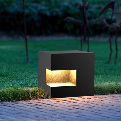 Regular Cube Post Architectural light Outdoor Light