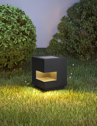 Regular Cube Post Architectural light Outdoor Light