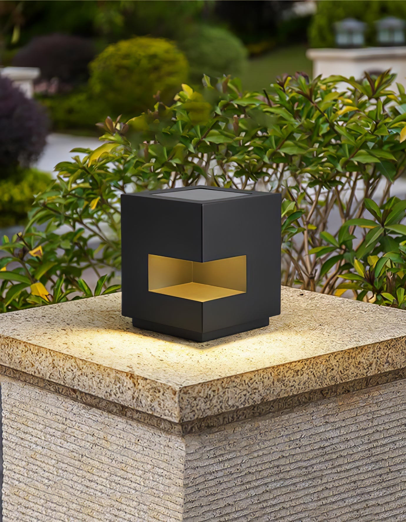 Regular Cube Post Architectural light Outdoor Light