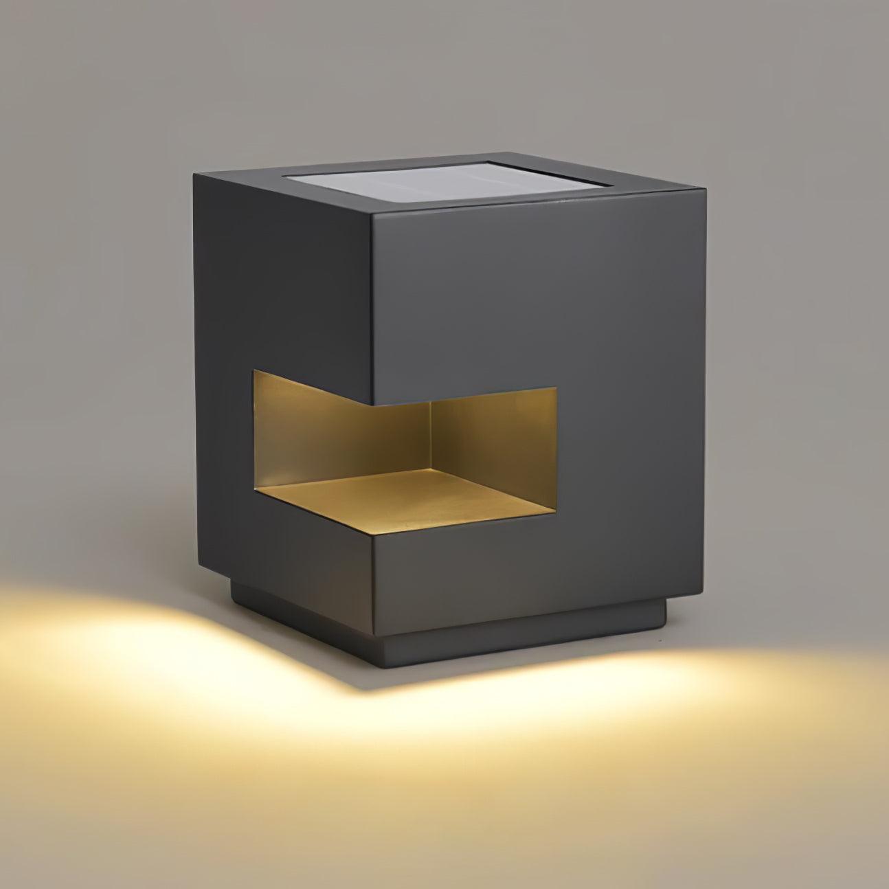 Regular Cube Post Architectural light Outdoor Light