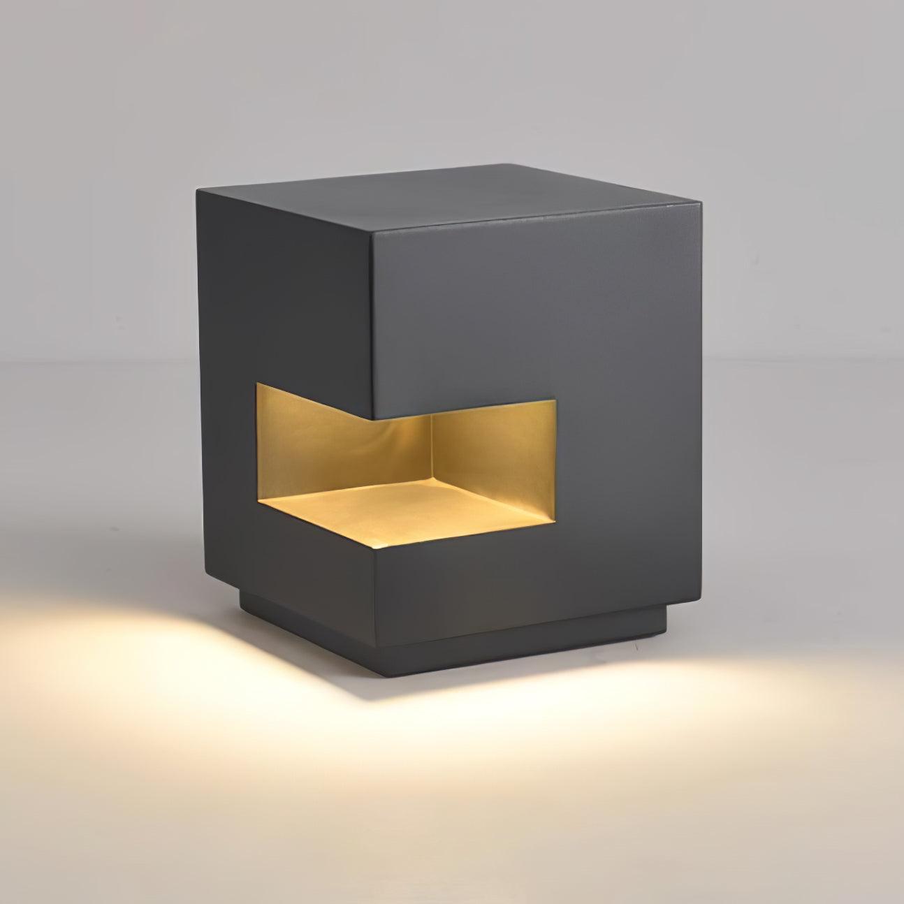 Regular Cube Post Architectural light Outdoor Light