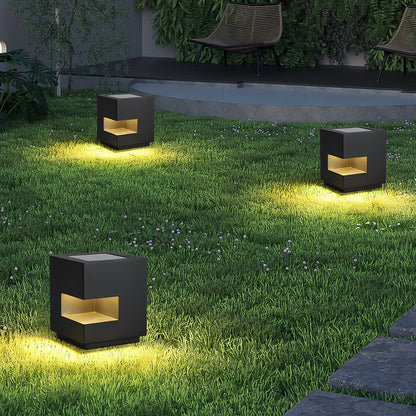 Regular Cube Post Architectural light Outdoor Light