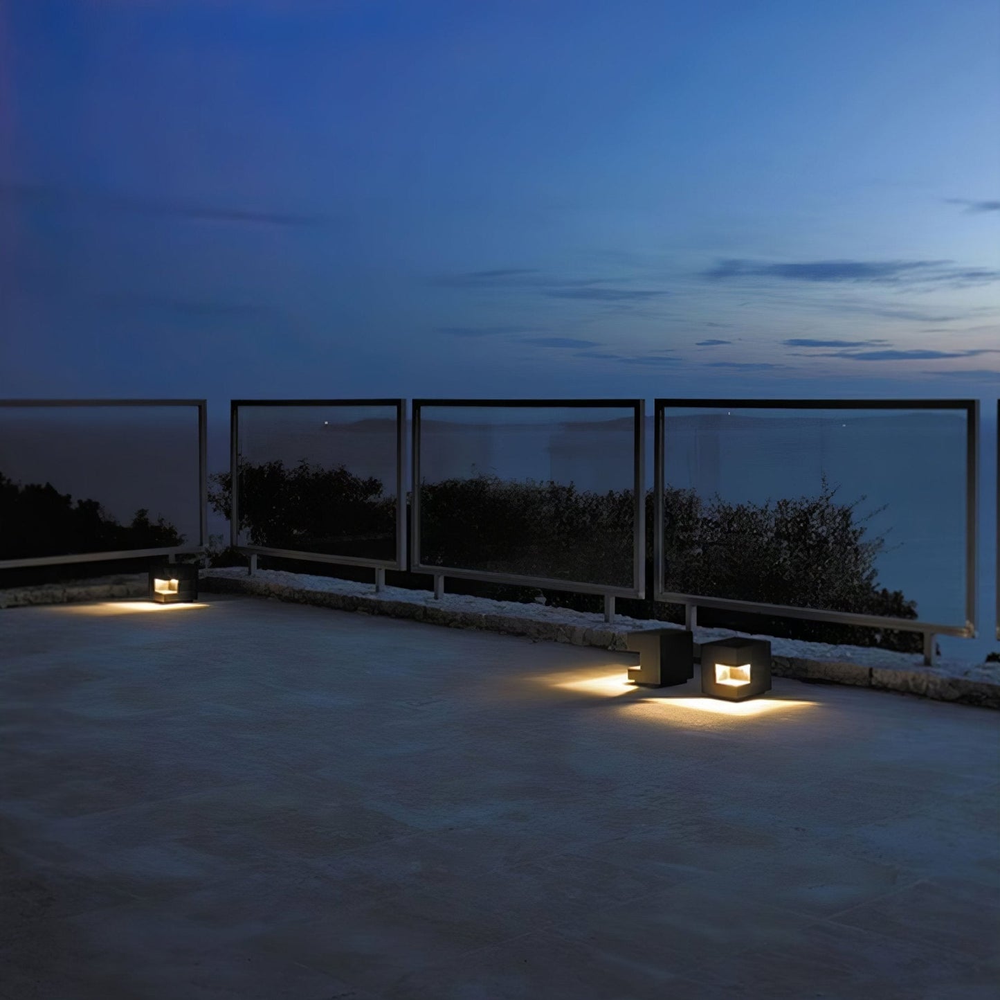 Regular Cube Post Architectural light Outdoor Light