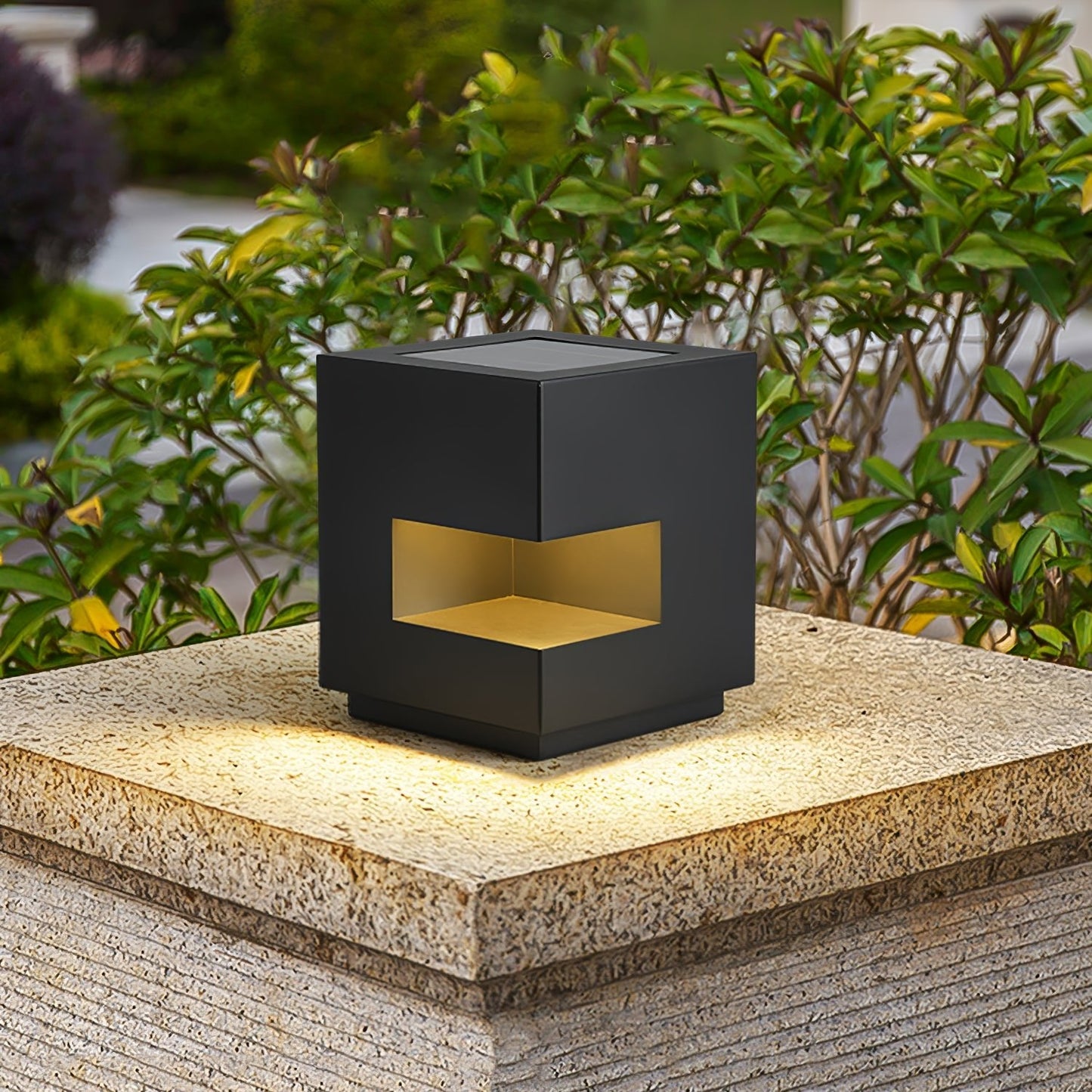 Regular Cube Post Architectural light Outdoor Light