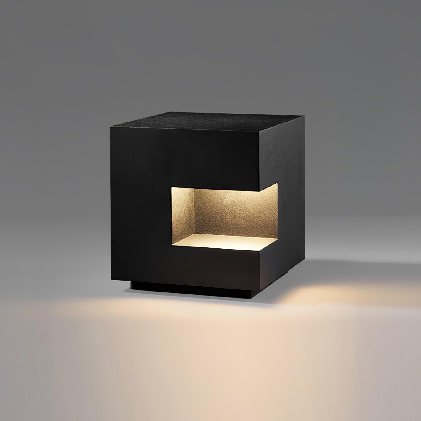 Regular Cube Post Architectural light Outdoor Light