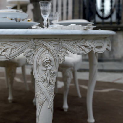 Reproduction Italian Marble Oval Dining Table