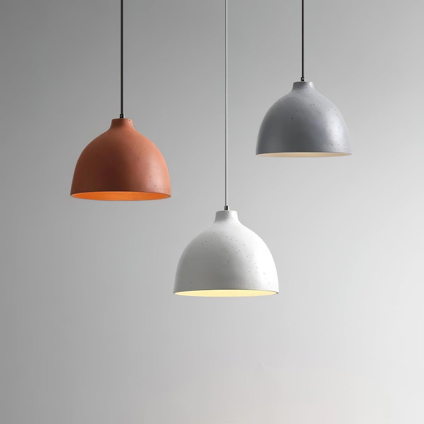 Resin Bowl Droplight Pendant Lamp