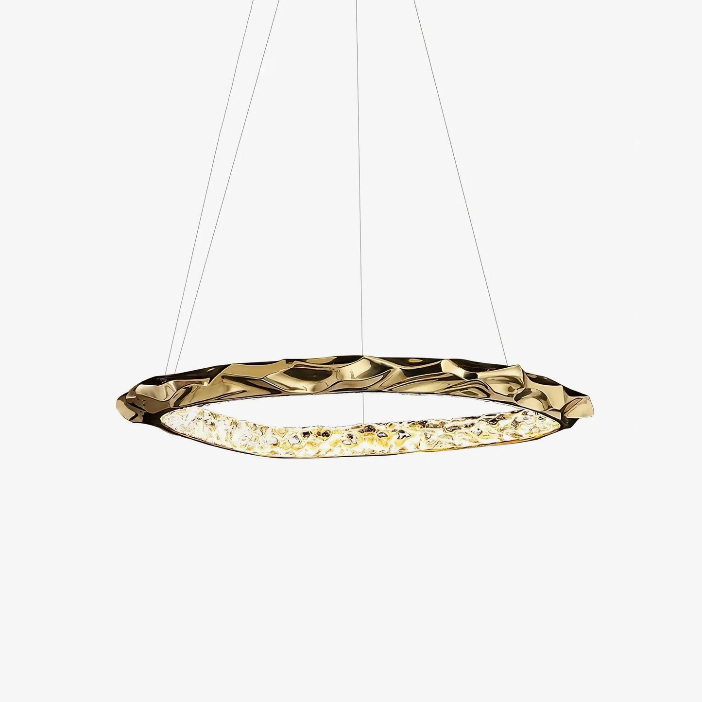 Resin Circlet Brass Droplight Pendant Lamp