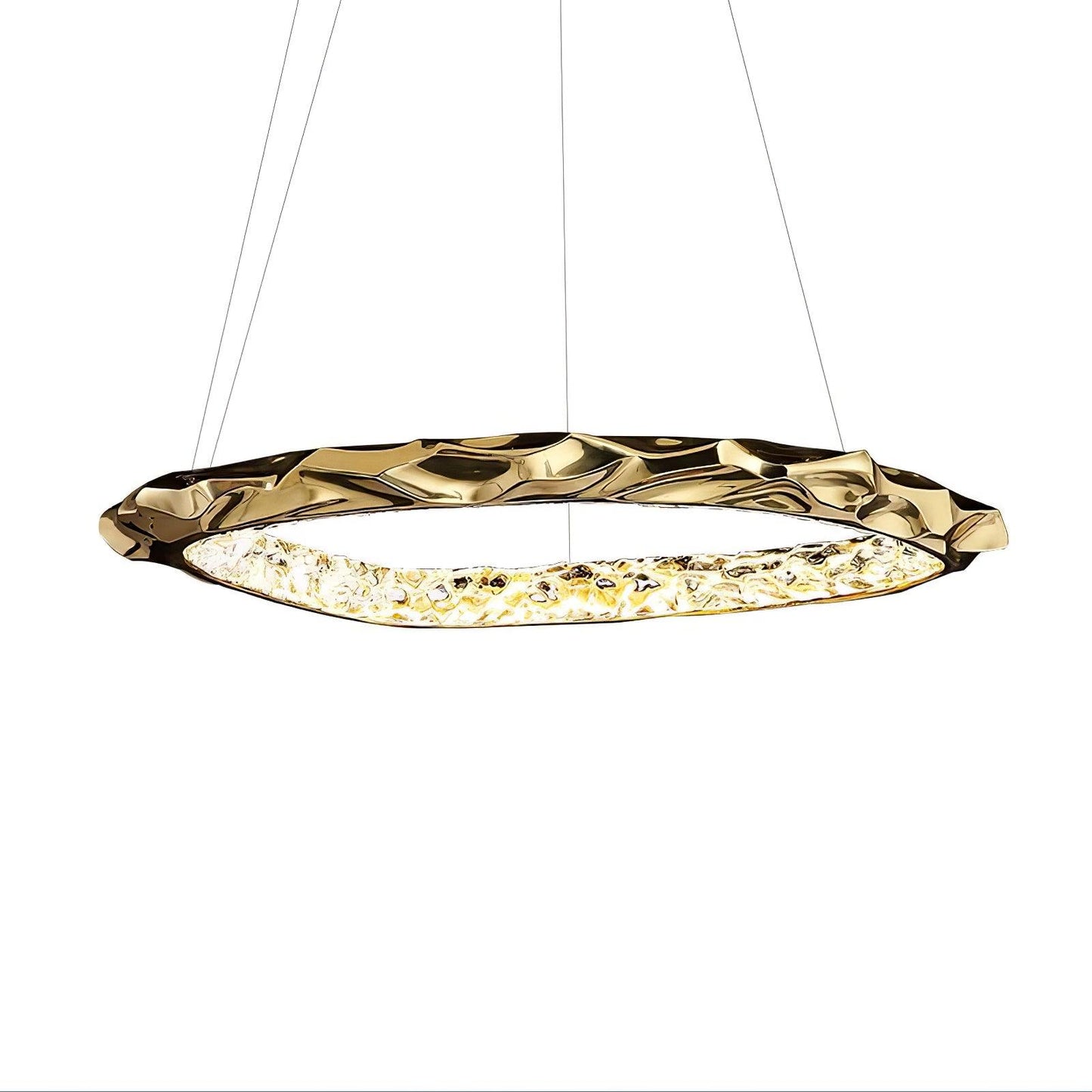 Resin Circlet Brass Droplight Pendant Lamp