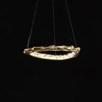 Resin Circlet Brass Droplight Pendant Lamp