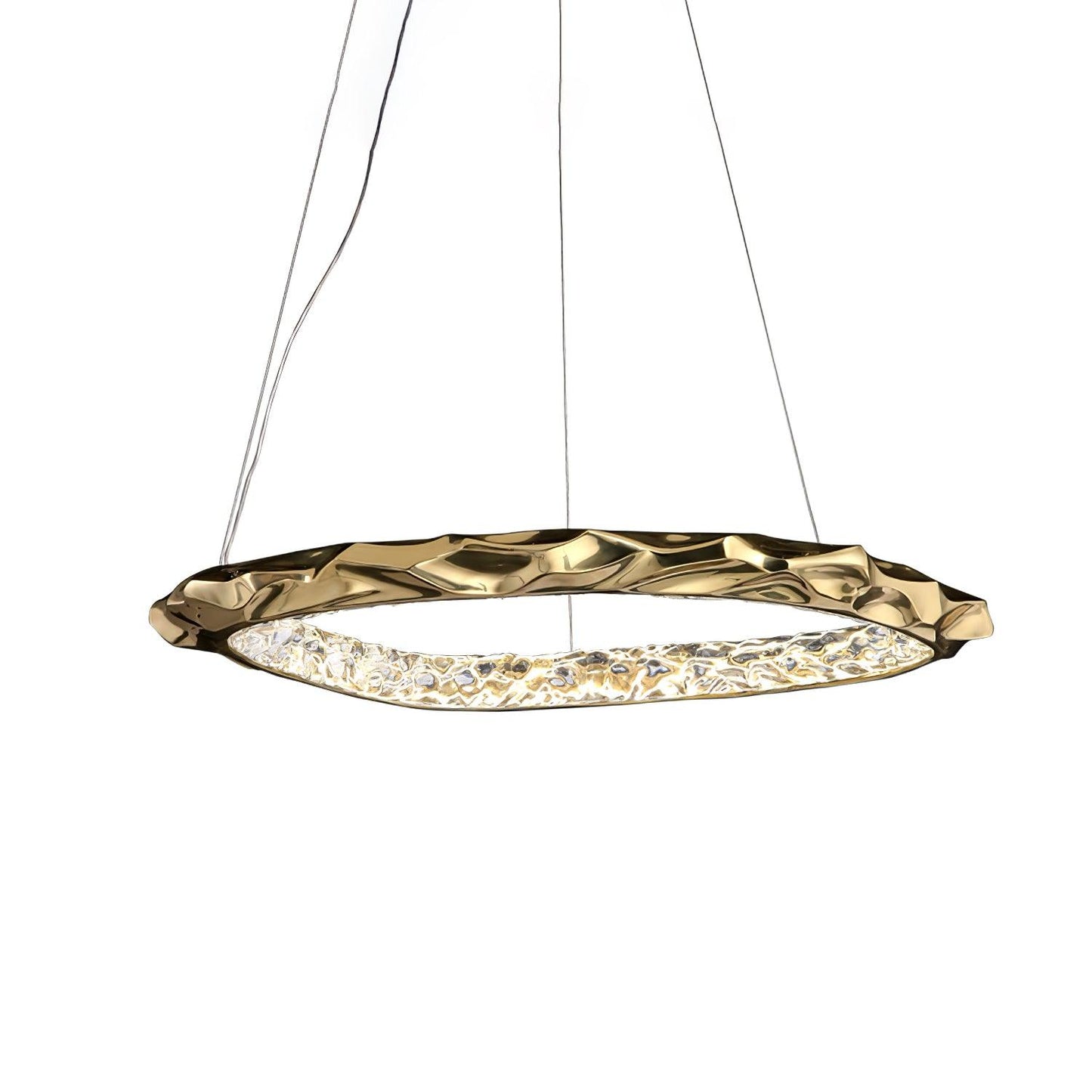 Resin Circlet Brass Droplight Pendant Lamp