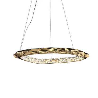 Resin Circlet Brass Droplight Pendant Lamp