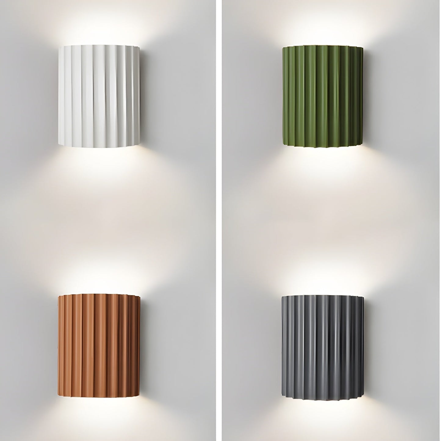 Resin Ribbed Wall-mounted lamp Wall Lamp