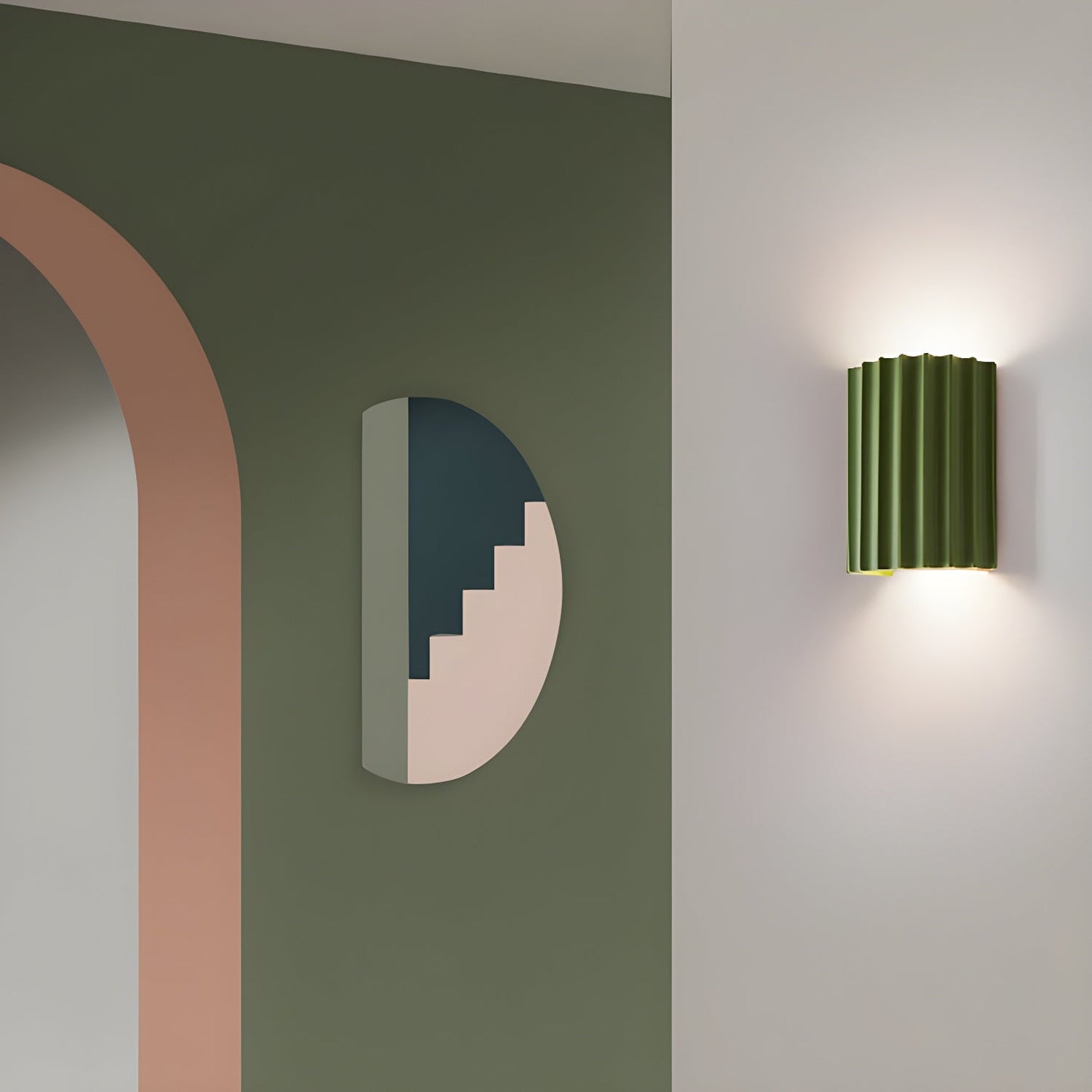 Resin Ribbed Wall-mounted lamp Wall Lamp