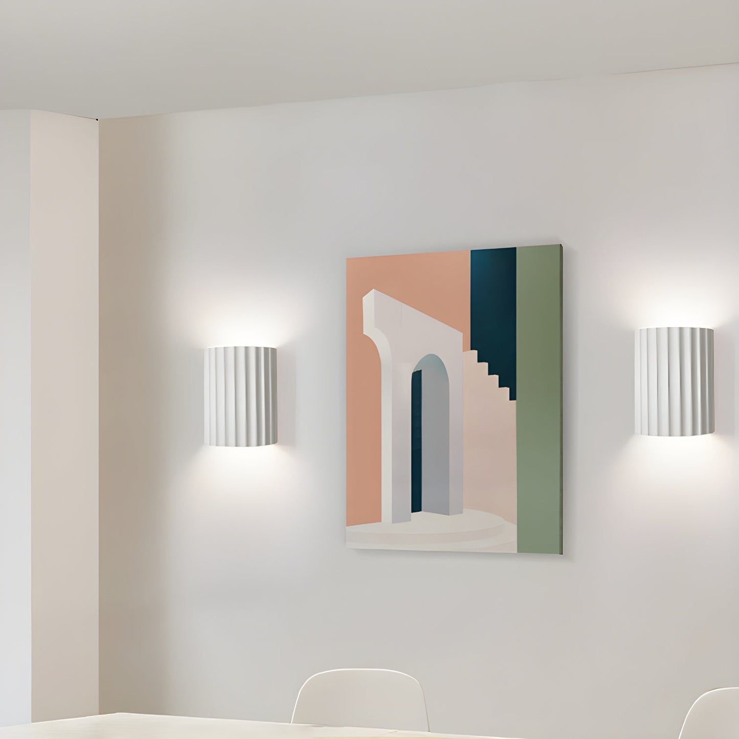 Resin Ribbed Wall-mounted lamp Wall Lamp