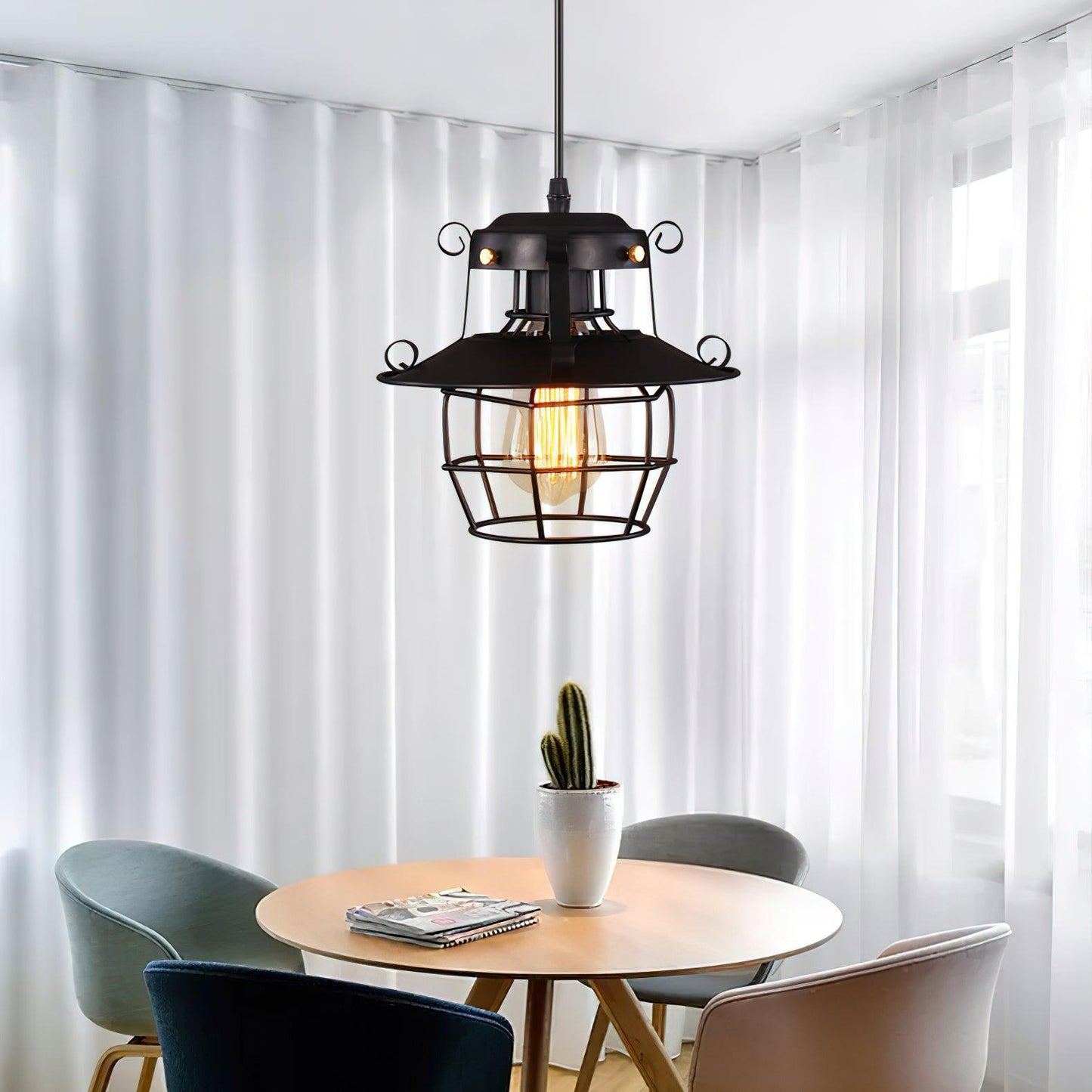 Retro Birdcage Drop light Pendant Light