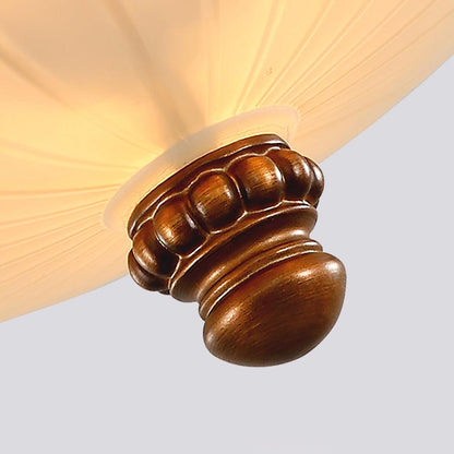 Retro Floral Resin Recessed Flush mount light Ceiling Light