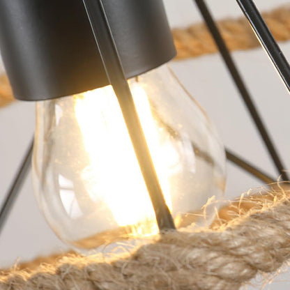 Retro Hemp Rope Exquisite Ceiling light fitting Pendant Light