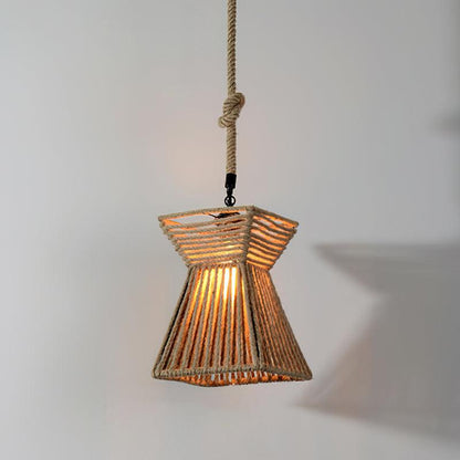 Retro Hemp Rope Exquisite Ceiling light fitting Pendant Light