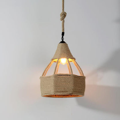 Retro Hemp Rope Exquisite Ceiling light fitting Pendant Light