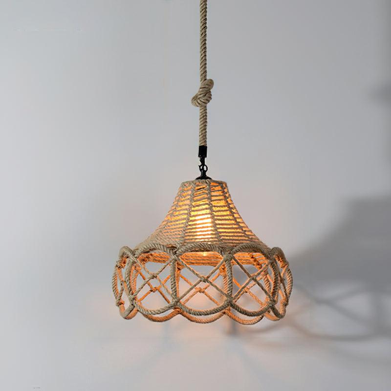 Retro Hemp Rope Exquisite Ceiling light fitting Pendant Light