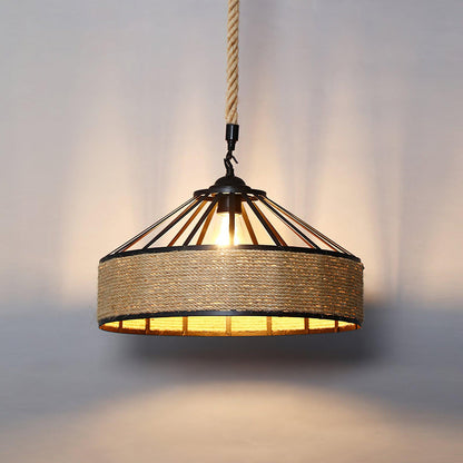 Retro Hemp Rope Exquisite Ceiling light fitting Pendant Light