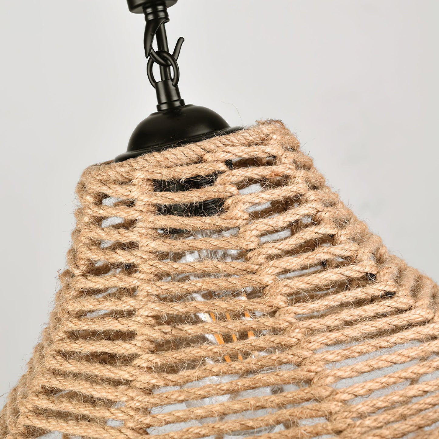 Retro Hemp Rope Interesting Drop light Pendant Light